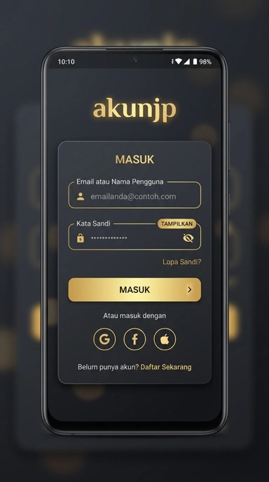 Panduan Masuk Akun akunjp untuk Pengguna Android