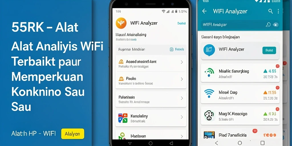 Tampilan antarmuka 55RK yang sederhana dan informatif.