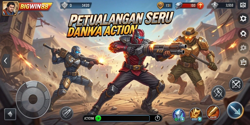 Tampilan antarmuka pengguna BIGWIN88 yang menarik dan fungsional.