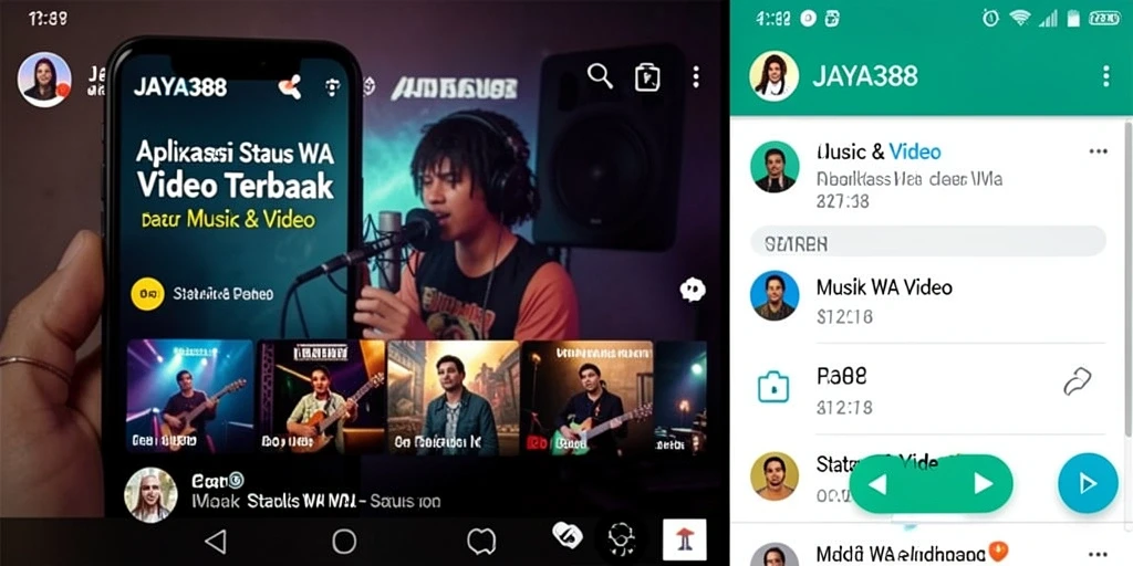 Antarmuka JAYA388 menampilkan berbagai pilihan video menarik untuk status.